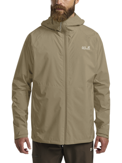 Jack Wolfskin Prelight 2.5 Layer Jacket, Hazel Wood, Hazel Wood