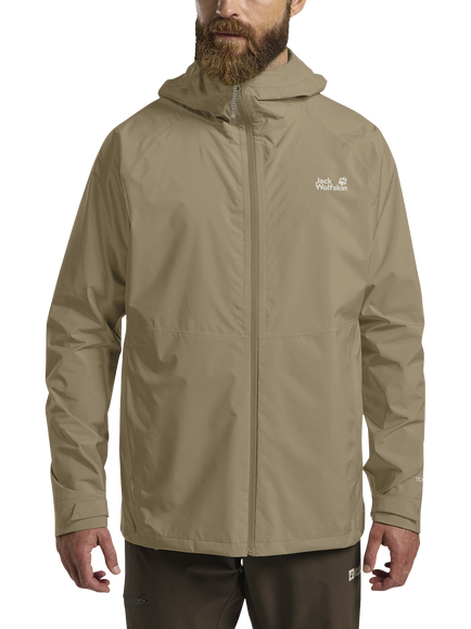 Jack Wolfskin Prelight 2.5 Layer Jacket, Hazel Wood, Hazel Wood