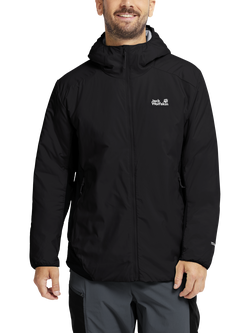 Jack Wolfskin Trail Light Hybrid Jacket, Black, Black
