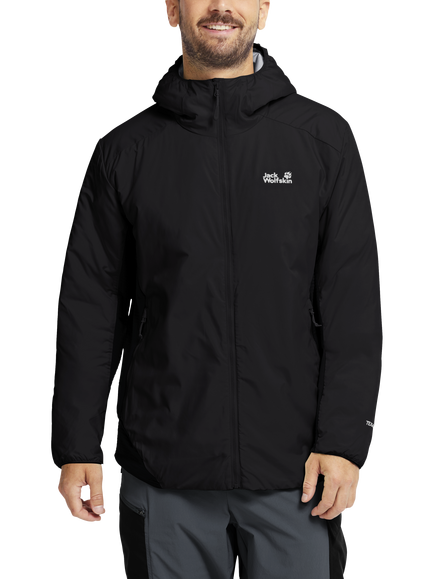 Jack Wolfskin Trail Light Hybrid Jacket, Black, Black