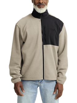 Jack Wolfskin Sumetro Fleece Zip Jacket, Oyster, Oyster