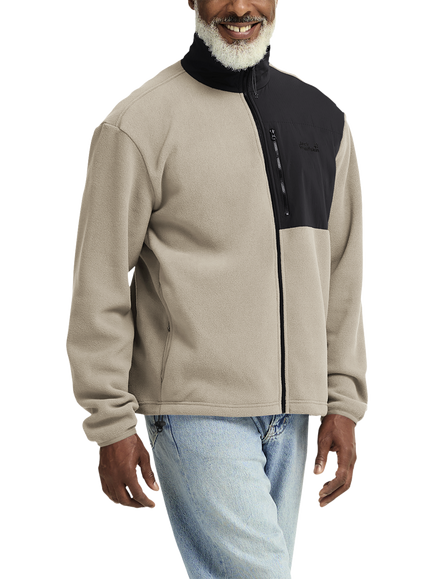 Jack Wolfskin Sumetro Fleece Zip Jacket, Oyster - view 2, Oyster
