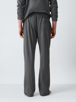 John Lewis Organic Cotton Jersey Lounge Joggers - view 2, Grey Mid