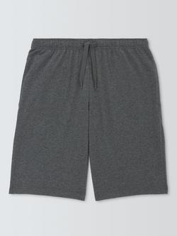 John Lewis Organic Cotton Jersey Lounge Shorts, Grey Mid