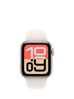 Apple Watch SE 3 GPS, 40mm, Sport Band - view 2, Starlight