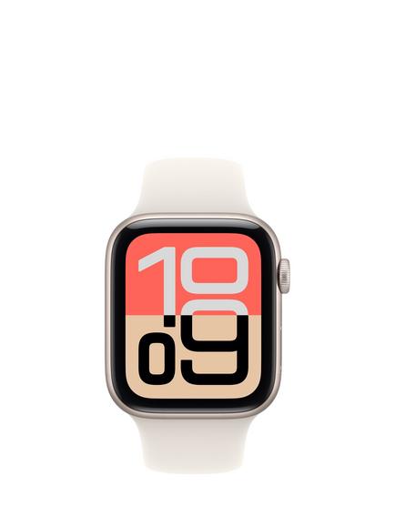 Apple Watch SE 3 GPS, 44mm, Sport Band - view 2, Starlight
