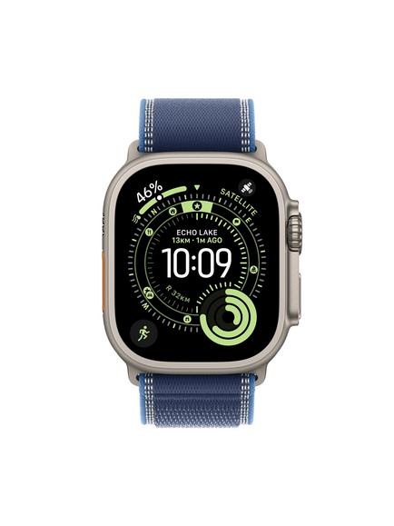 Apple Watch Ultra 3 GPS + Cellular, 49mm, Titanium Case with Trail Loop, Natural Titanium/Blue - view 2, Natural Titanium
