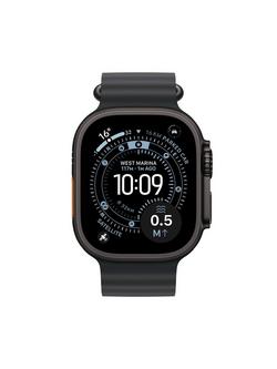 Apple Watch Ultra 3 GPS + Cellular, 49mm, Titanium Case with Ocean Band, One Size, Black Titanium/Black - view 2, Black Titanium