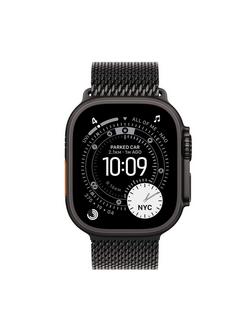 Apple Watch Ultra 3 GPS + Cellular, 49mm, Titanium Case with Milanese Loop, Black Titanium - view 2, Black Titanium
