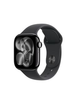 Apple Watch Series 11 GPS + Cellular, 42mm, Aluminium Case, Sport Band, Jet Black