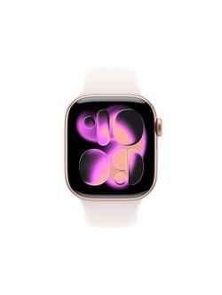 Apple Watch Series 11 GPS, 42mm, Aluminium Case, Sport Band - view 2, Rose Gold