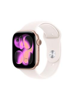 Apple Watch Series 11 GPS, 46mm, Aluminium Case, Sport Band, Rose Gold
