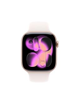 Apple Watch Series 11 GPS, 46mm, Aluminium Case, Sport Band - view 2, Rose Gold