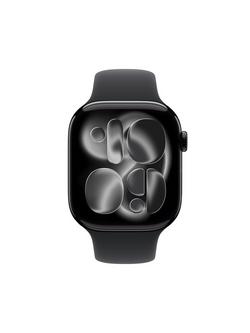 Apple Watch Series 11 GPS, 46mm, Aluminium Case, Sport Band - view 2, Jet Black