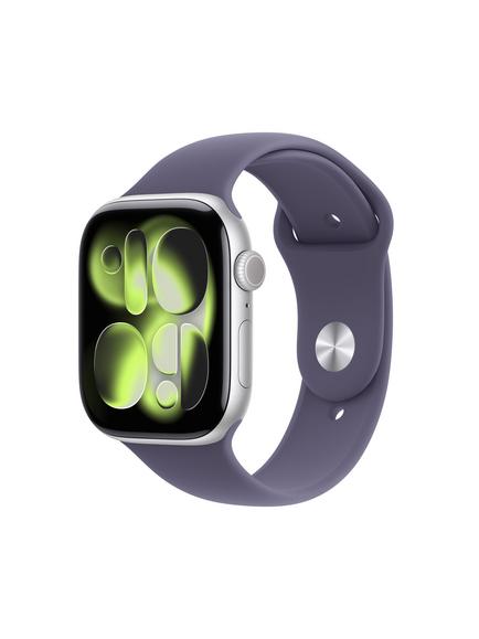 Apple Watch Series 11 GPS, 46mm, Aluminium Case, Sport Band, Silver