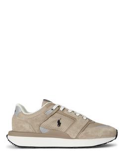 Polo Ralph Lauren Train 89 V2 Suede Trainers, Tonal Milkshake, Tonal Milkshake