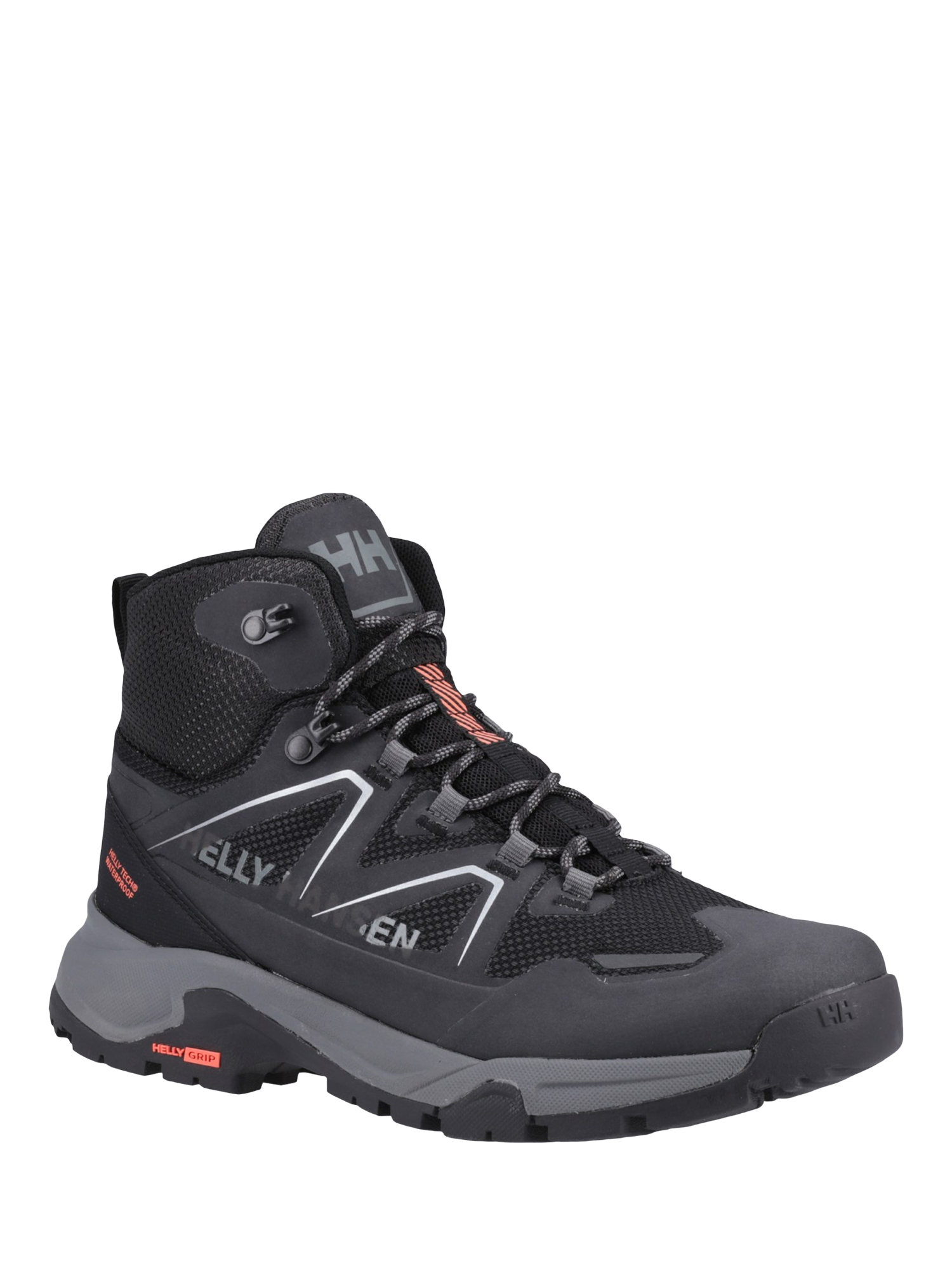 Product image 2 of 5, which shows Helly Hansen Cascade Mid HT Lace Up Walking Boots, Black, 4