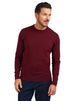 Rohan Merino Wool Crew Neck Jumper, Chestnut Red, Chestnut Red