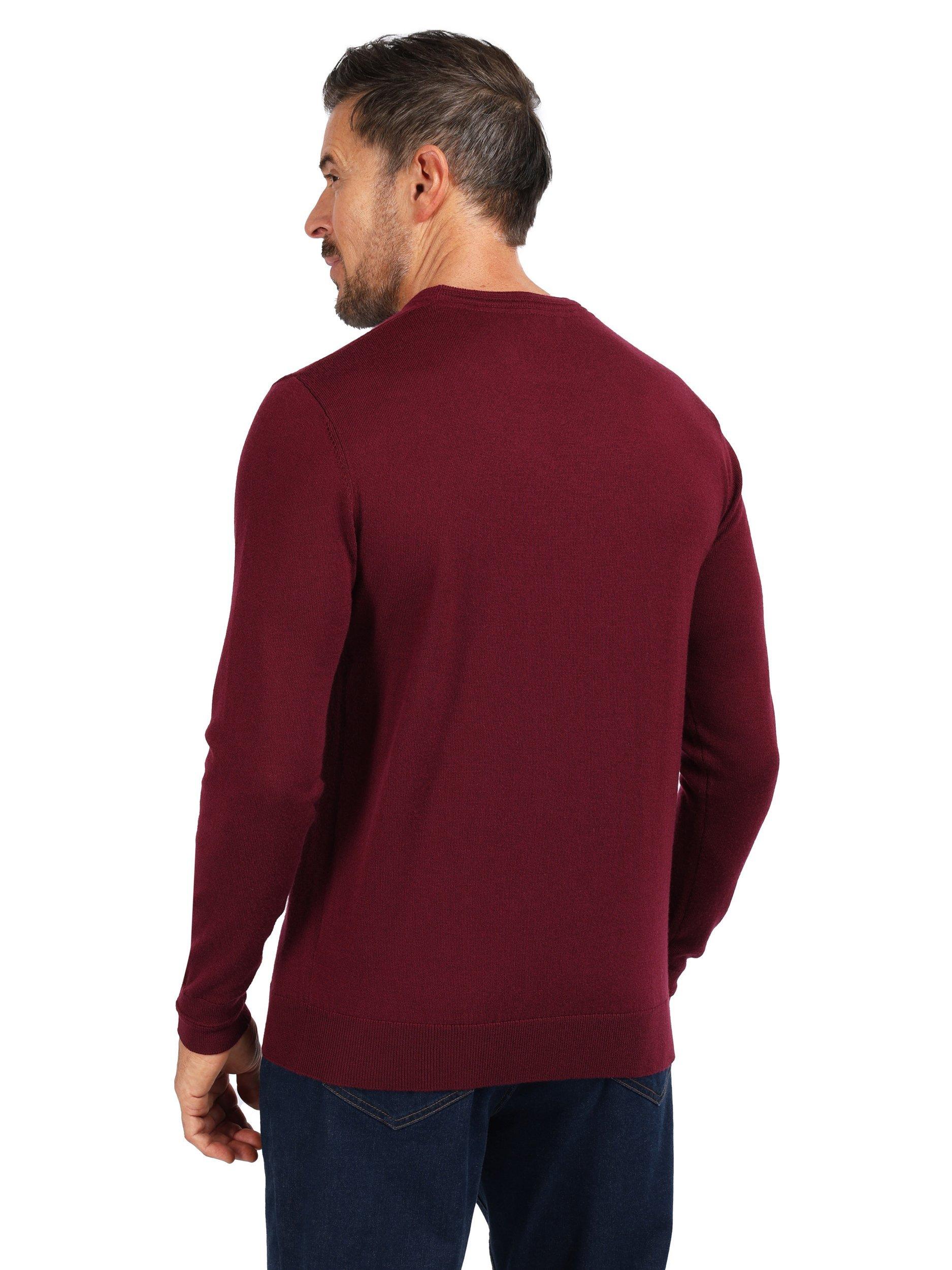 Product image 2 of 6, which shows Rohan Merino Wool Crew Neck Jumper, Chestnut Red, S