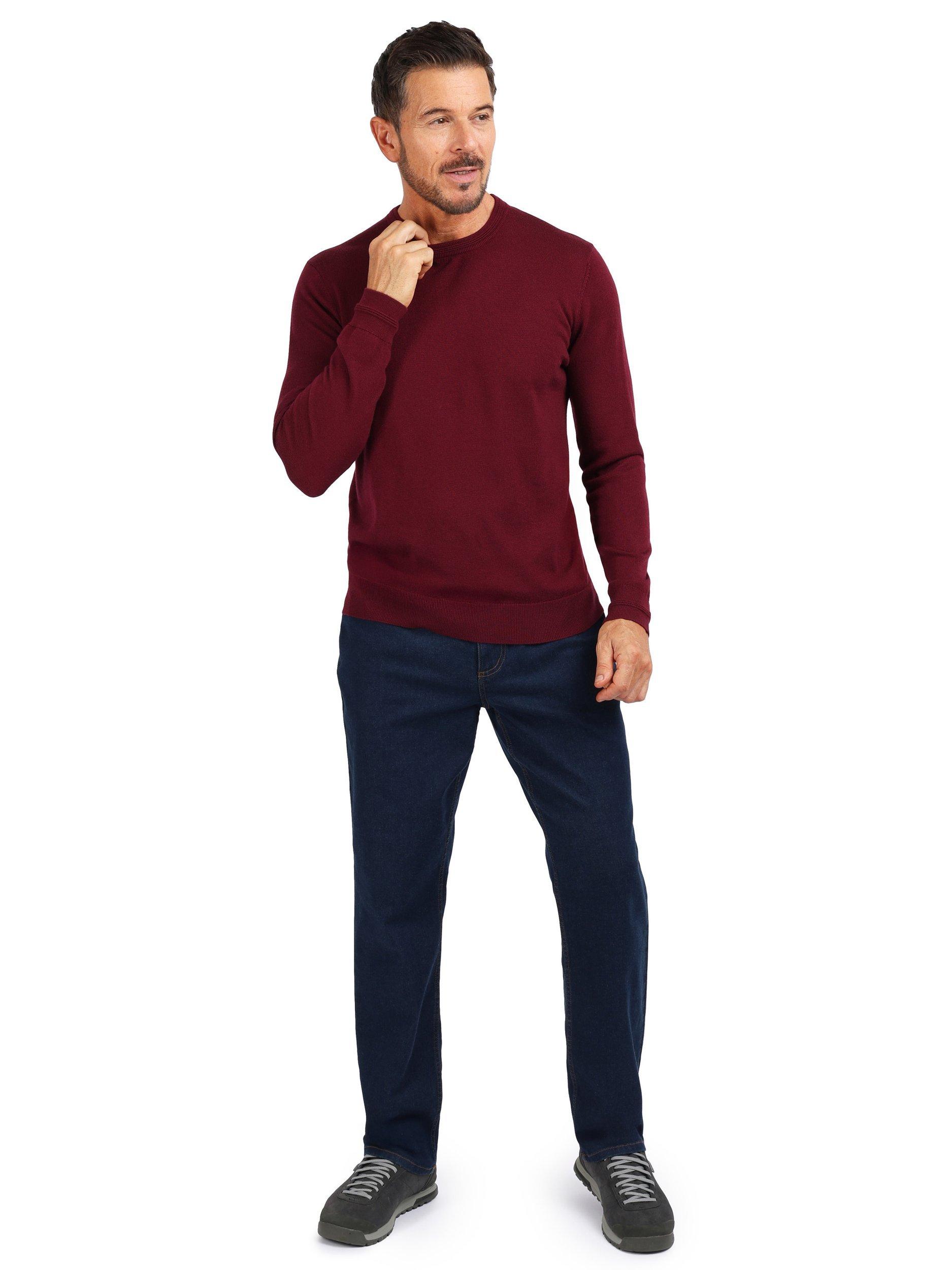 Product image 4 of 6, which shows Rohan Merino Wool Crew Neck Jumper, Chestnut Red, S