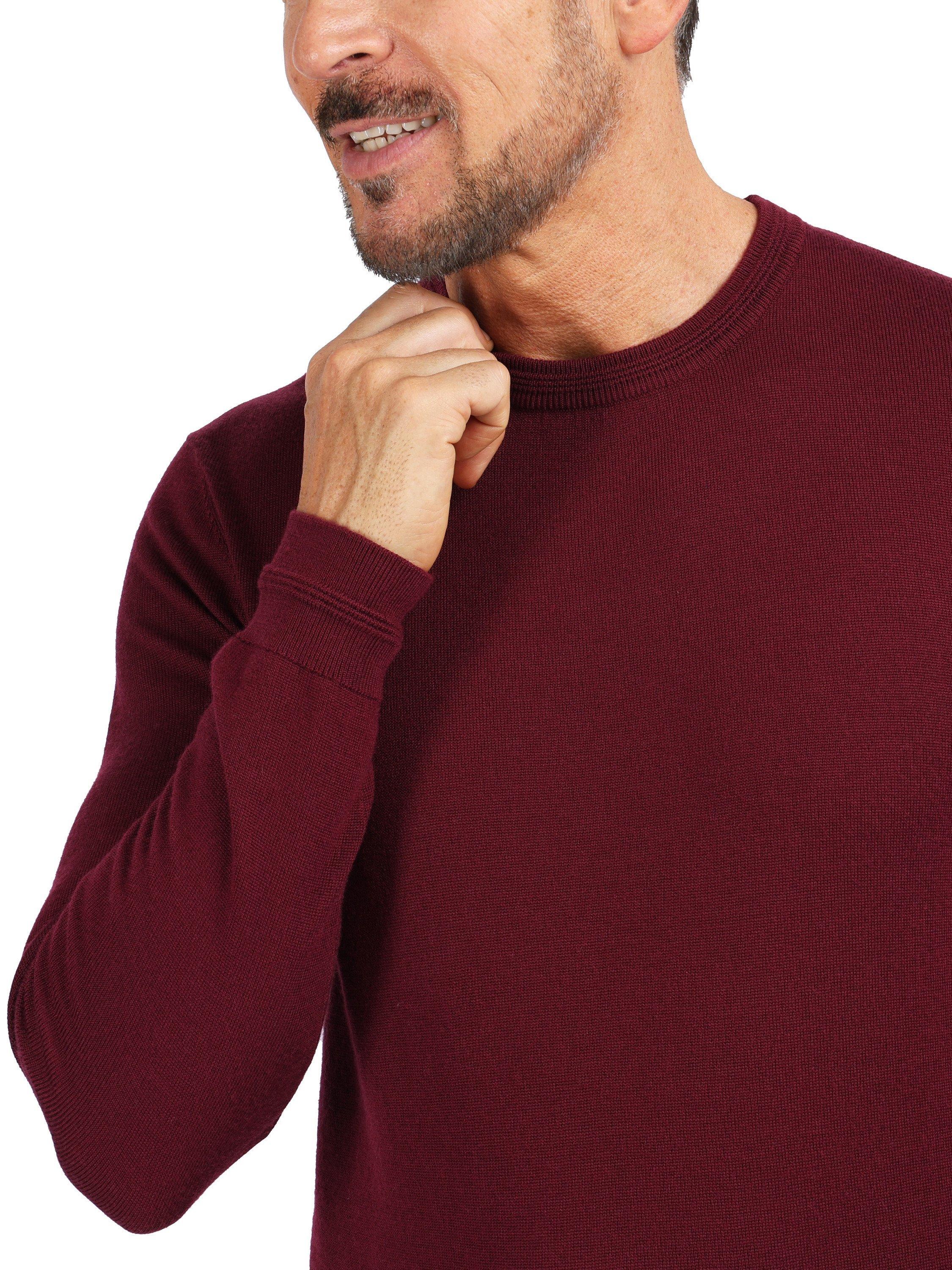 Product image 5 of 6, which shows Rohan Merino Wool Crew Neck Jumper, Chestnut Red, S