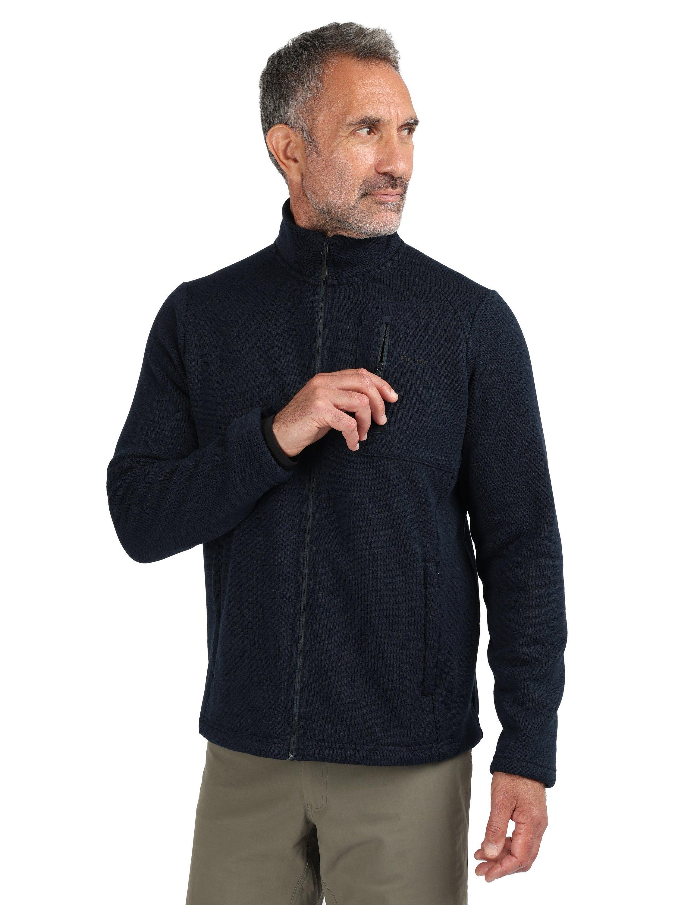 Product image 1 of 7, which shows Rohan Kiruna Zipped Fleece, True Navy Marl, S