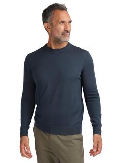 Rohan Merino Wool Crew Neck Jumper, Vesper Blue, Vesper Blue