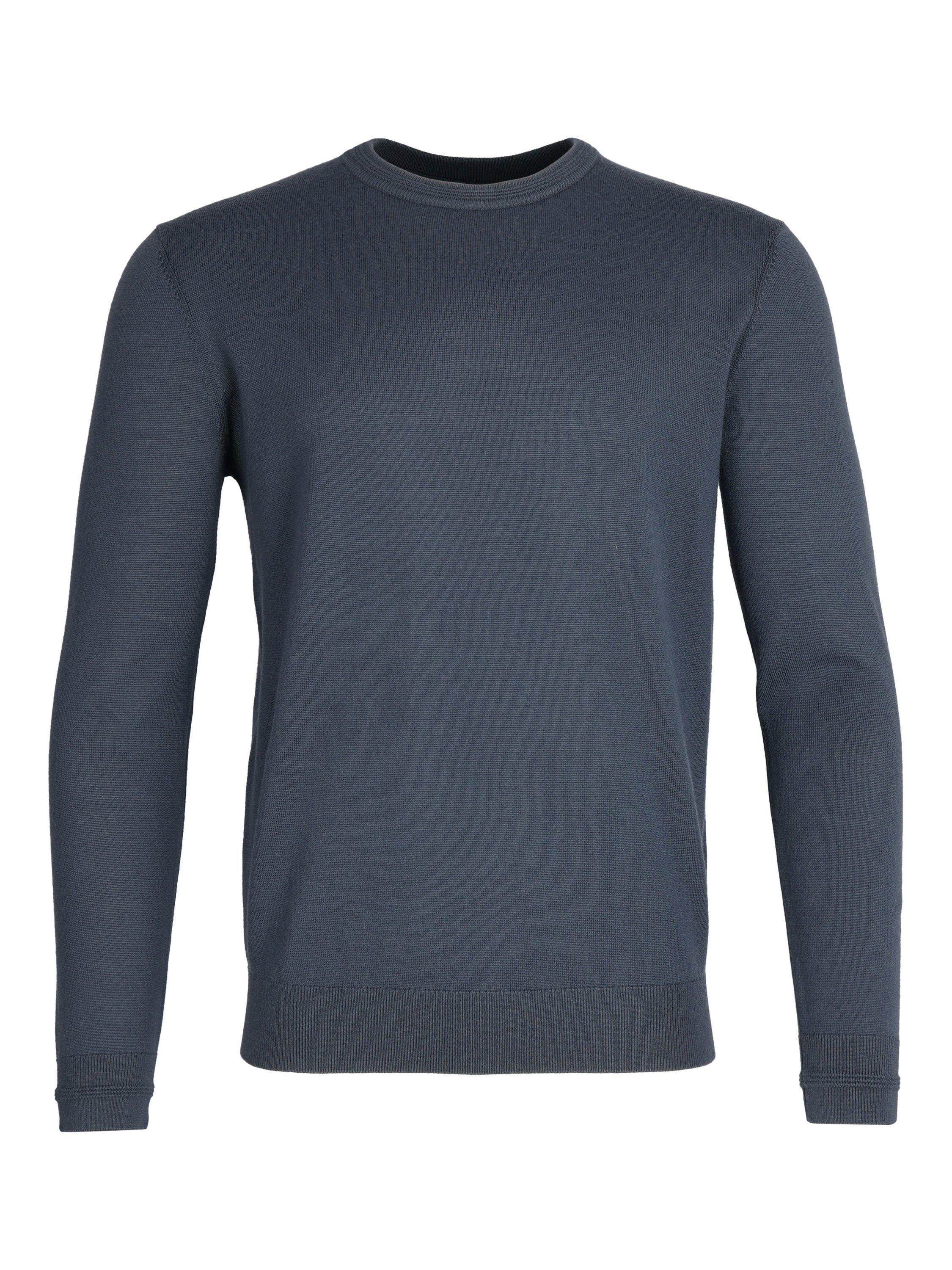 Product image 3 of 11, which shows Rohan Merino Wool Crew Neck Jumper, Vesper Blue, S