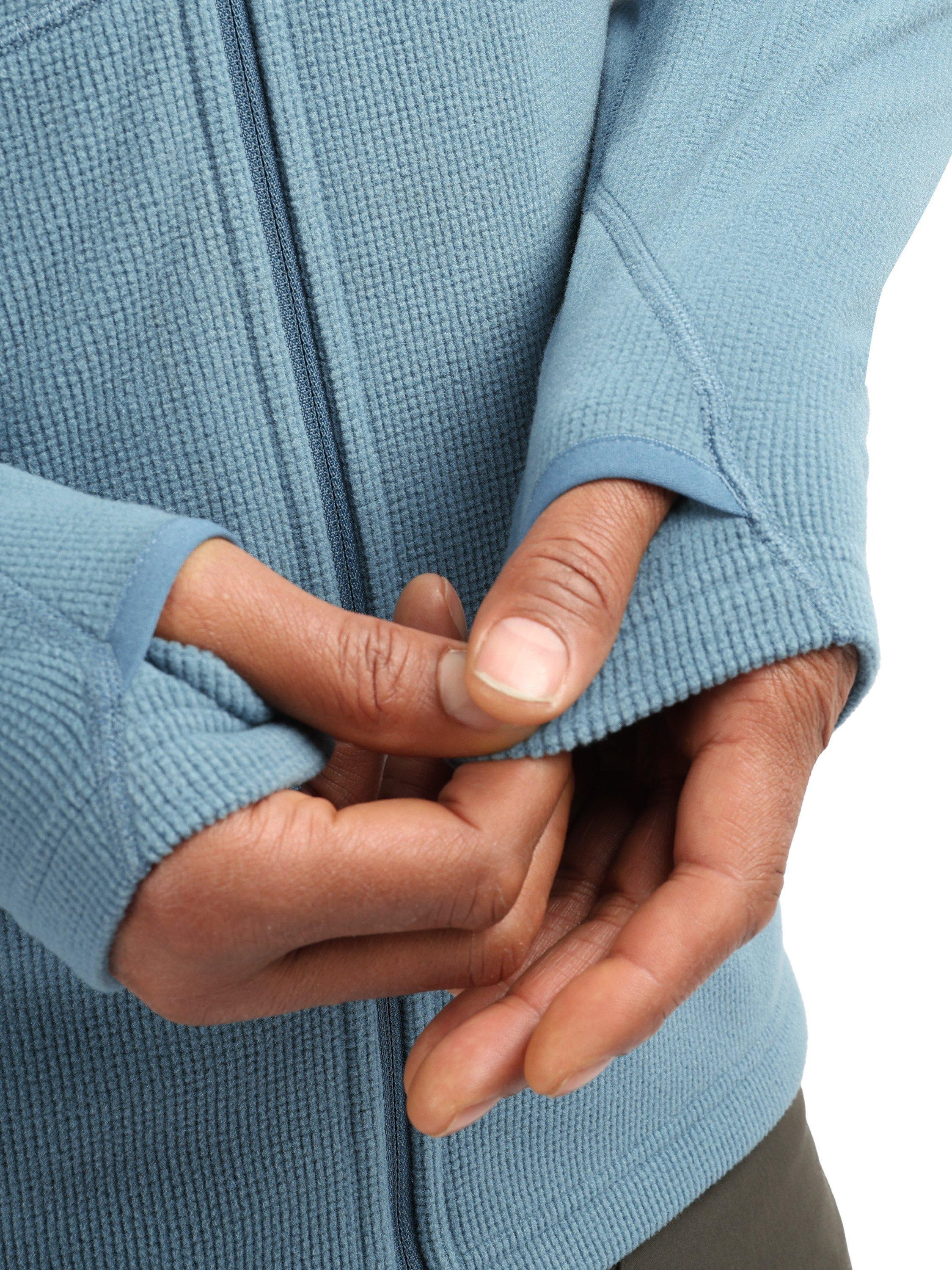 Product image 6 of 8, which shows Rohan Microgrid Fleece Jacket, Shadow Blue, S