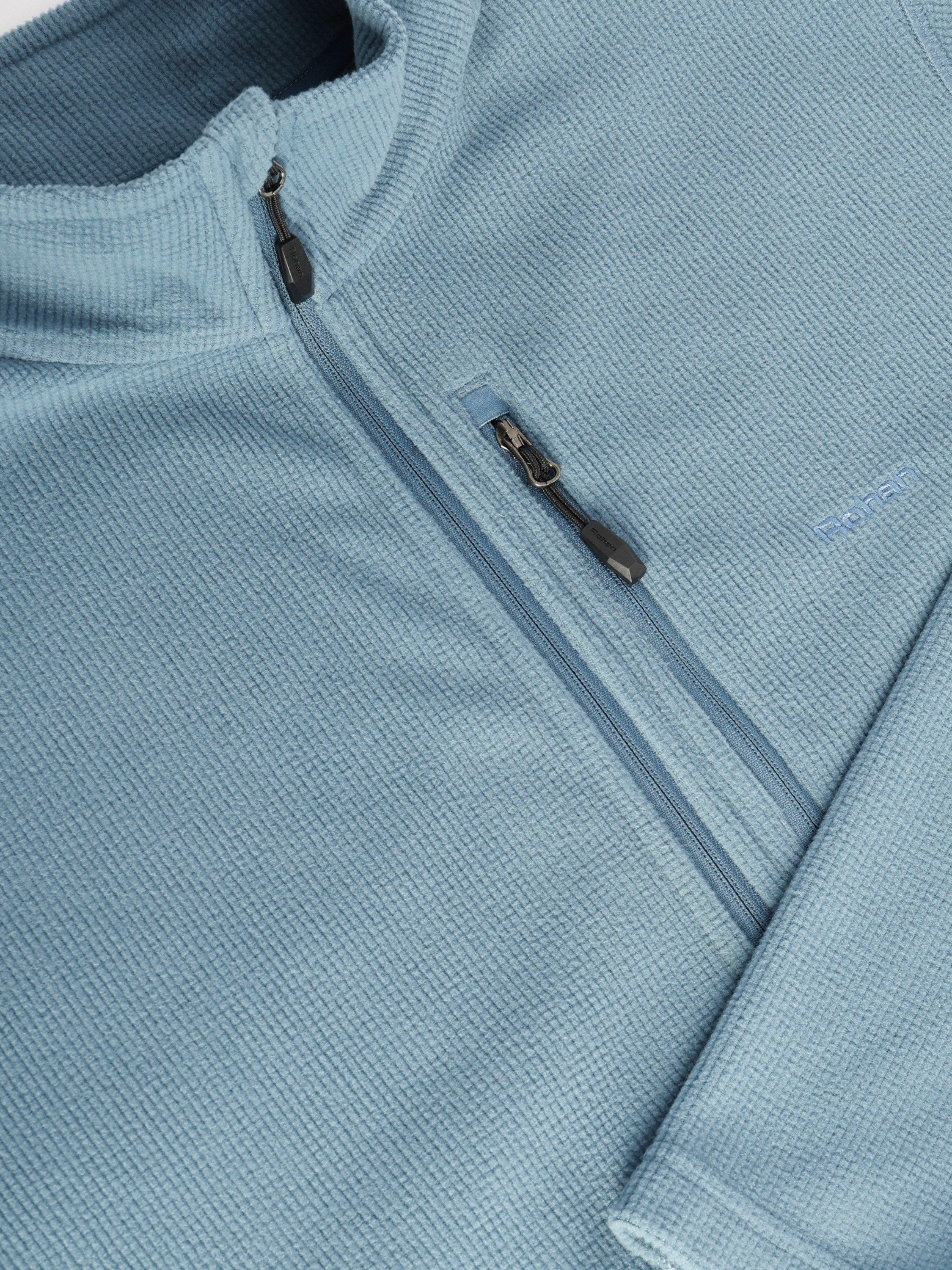 Product image 8 of 8, which shows Rohan Microgrid Fleece Jacket, Shadow Blue, S