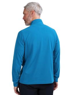 Rohan Men's Microgrid Zip-Neck Mid-Layer Top, Nordic Blue - view 2, Nordic Blue