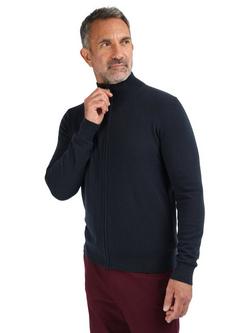 Rohan Montrose Full Zip Merino Wool Cardigan, True Navy, True Navy