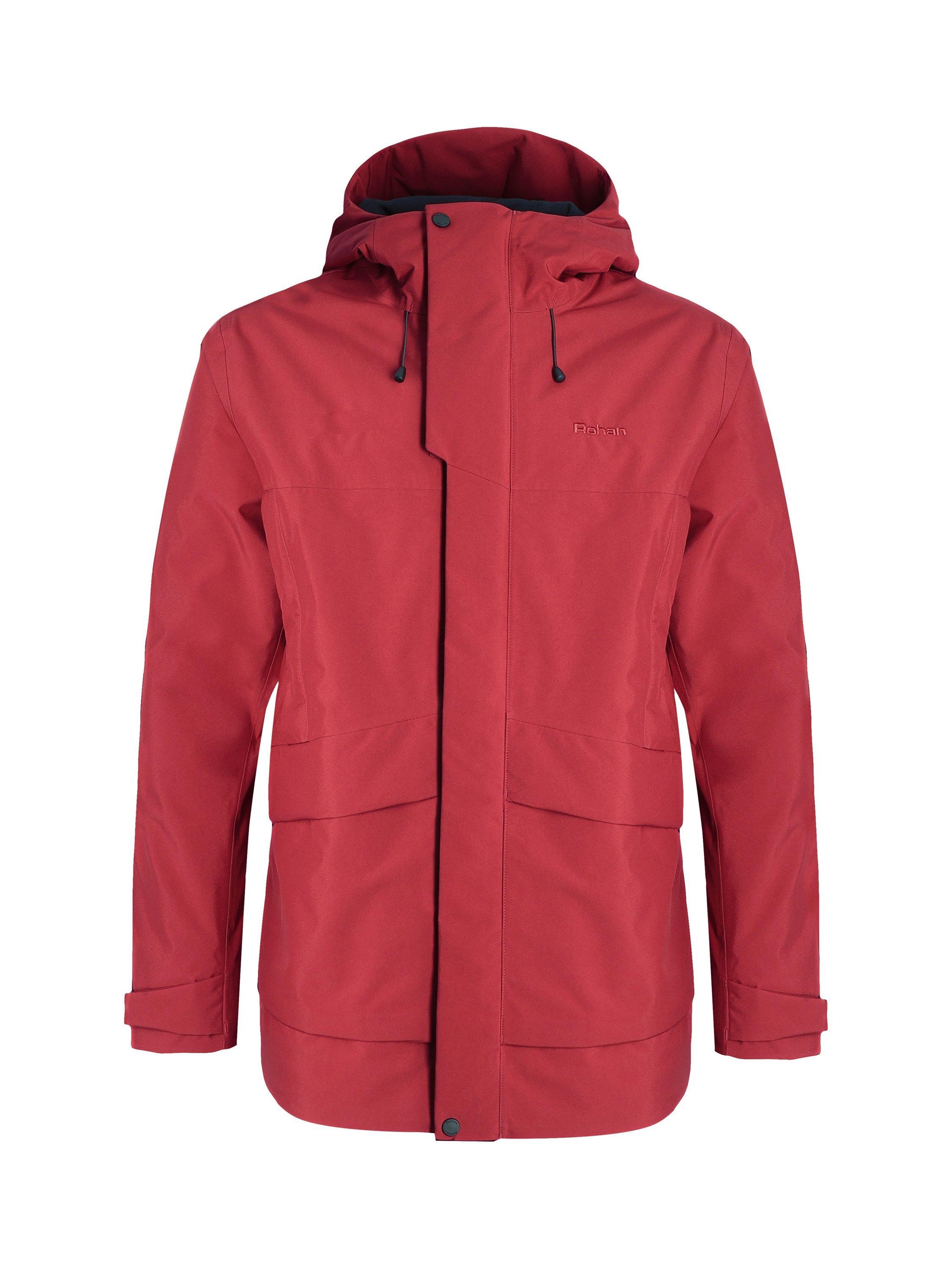 Product image 3 of 10, which shows Rohan Bowland Knee Length Coat, Garnet Red, S