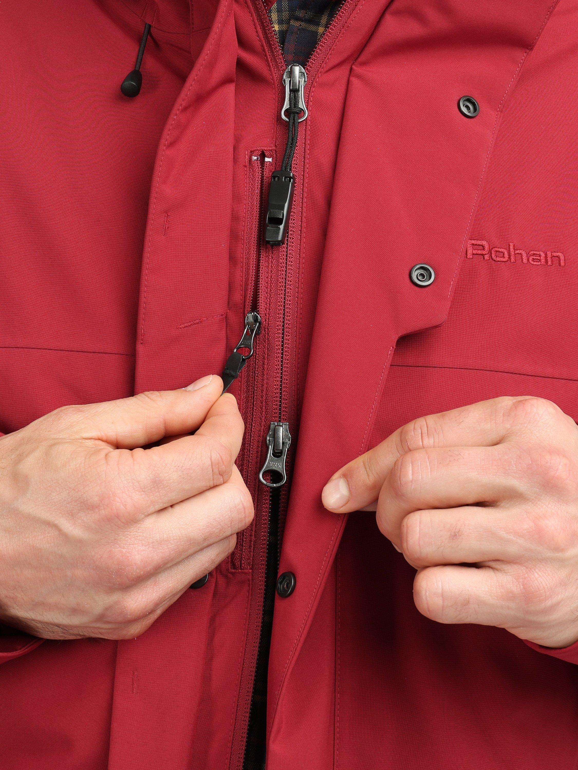 Product image 8 of 10, which shows Rohan Bowland Knee Length Coat, Garnet Red, S
