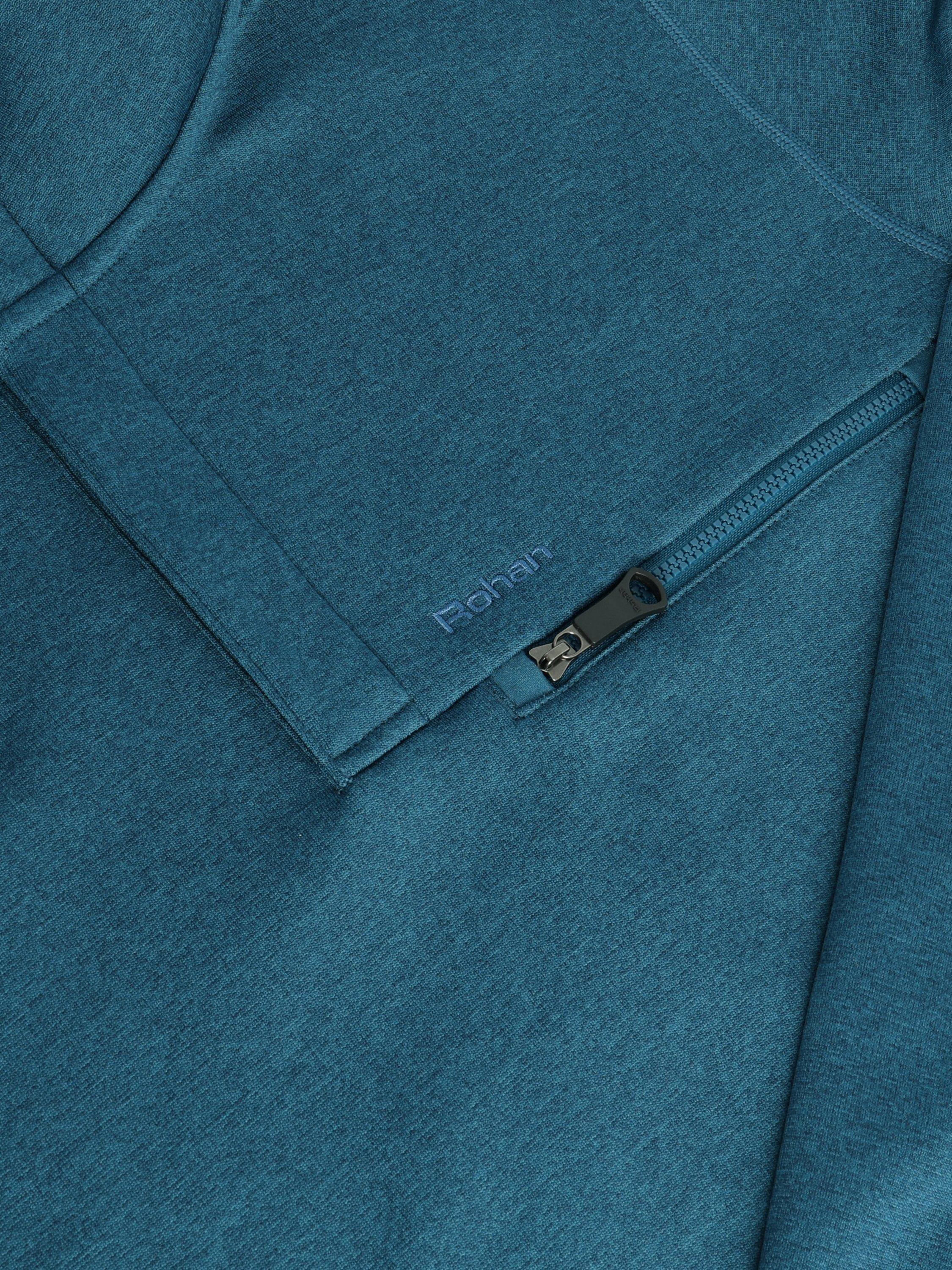 Product image 7 of 7, which shows Rohan Men's Campfire Fleece, Tarn Blue Marl, S