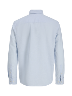 Jack & Jones Kids' Breeze Linen Blend Shirt, Celestial Blue - view 2, Celestial Blue