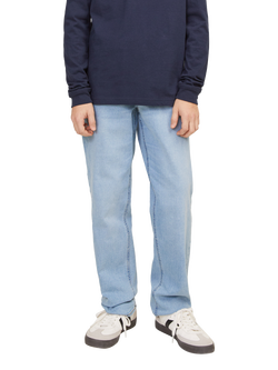 Jack & Jones Kids' Clark Regular Jeans, Blue Denim - view 2, Blue Denim