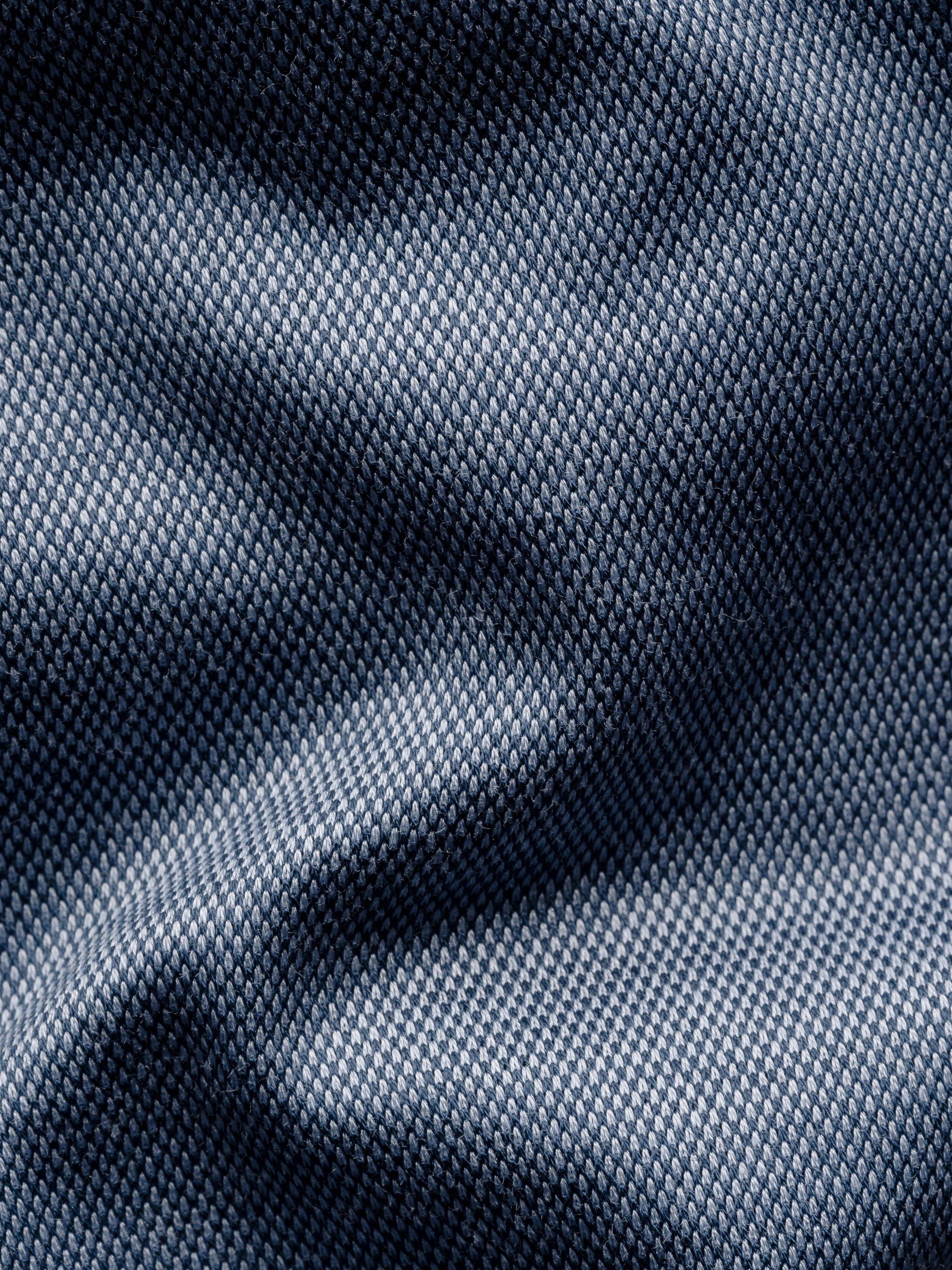 Product image 3 of 4, which shows Eton Jacquard Jersey Cotton Knit Shirt, Dark Blue, 14.5