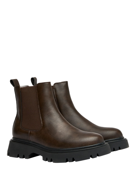 V.GAN Vegan Russ Chelsea Boots, Brown - view 2, Brown