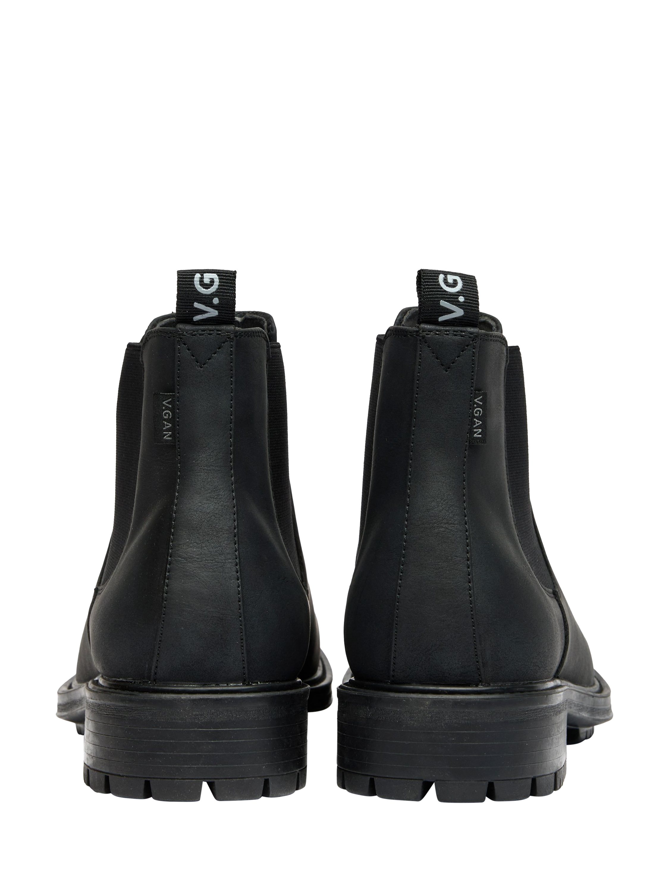Product image 4 of 5, which shows V.GAN Vegan Gem 2 Chelsea Boots, Black, 7