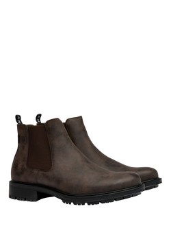 V.GAN Vegan Auber Utilitarian Chelsea Boots - view 2, Brown