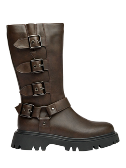 V.GAN Vegan Cosmic Biker Boots, Brown