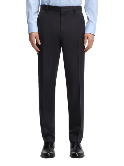 HUGO BOSS BOSS Slim Fit Tailored Trousers, Dark Blue, Dark Blue