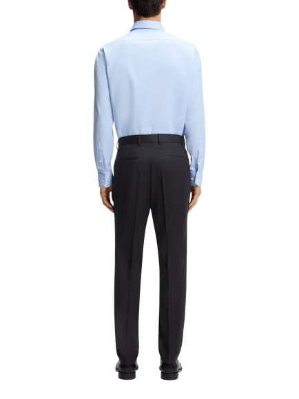 HUGO BOSS BOSS Slim Fit Tailored Trousers, Dark Blue - view 2, Dark Blue