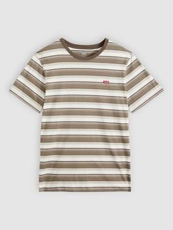 Levi's Original Striped T-Shirt, Maitake Brown - view 2, Maitake Brown