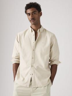 Levi's Authentic Button-Down Cotton Shirt, Pumice Stone, Pumice Stone