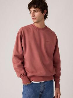 Levi's Authentic Crew Neck Jumper, Rouge Red, Rouge Red