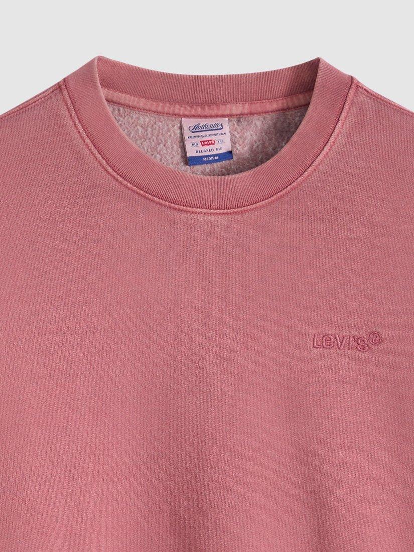 Product image 2 of 3, which shows Levi's Authentic Crew Neck Jumper, Rouge Red, S