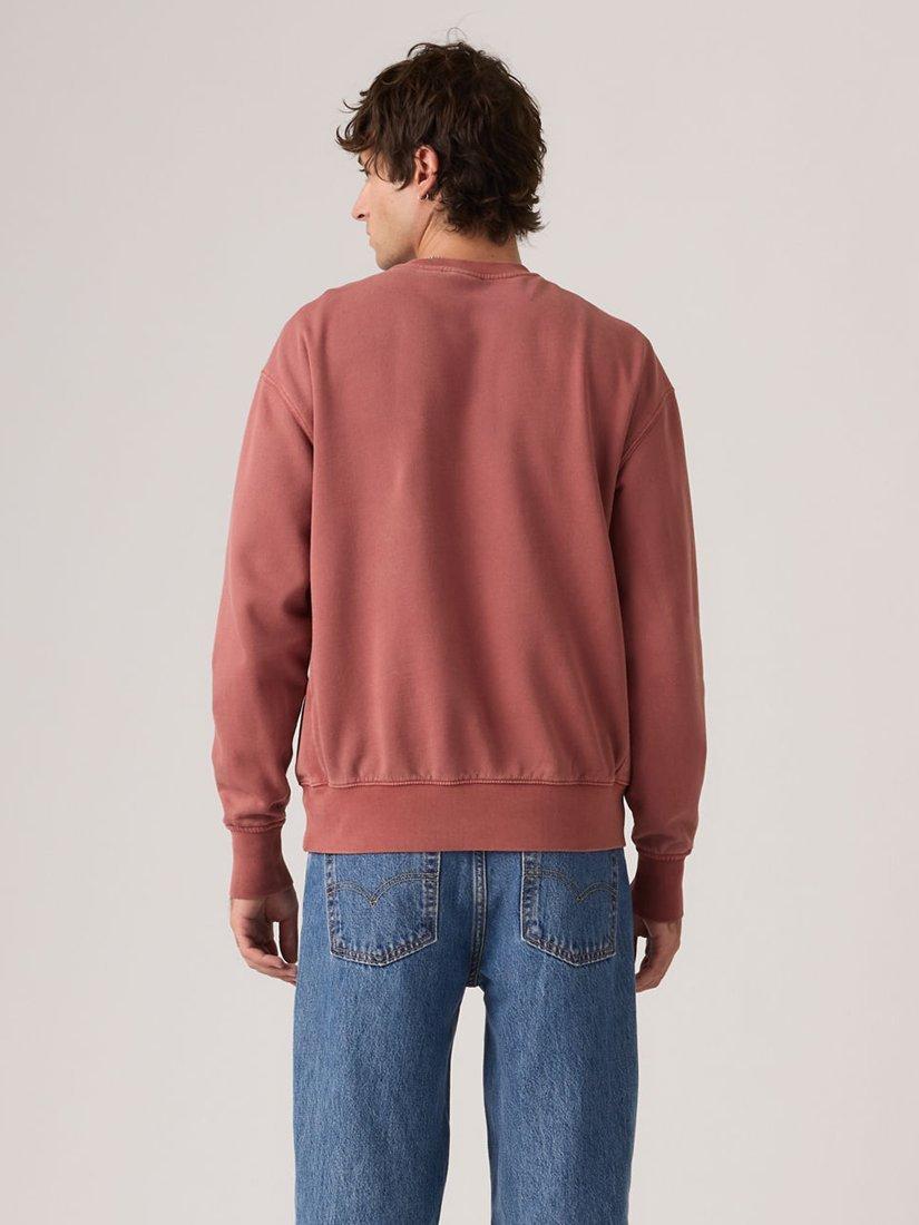 Product image 3 of 3, which shows Levi's Authentic Crew Neck Jumper, Rouge Red, S