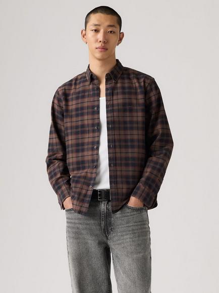 Levi's Button Down Shirt, Chocolate, Chocolate